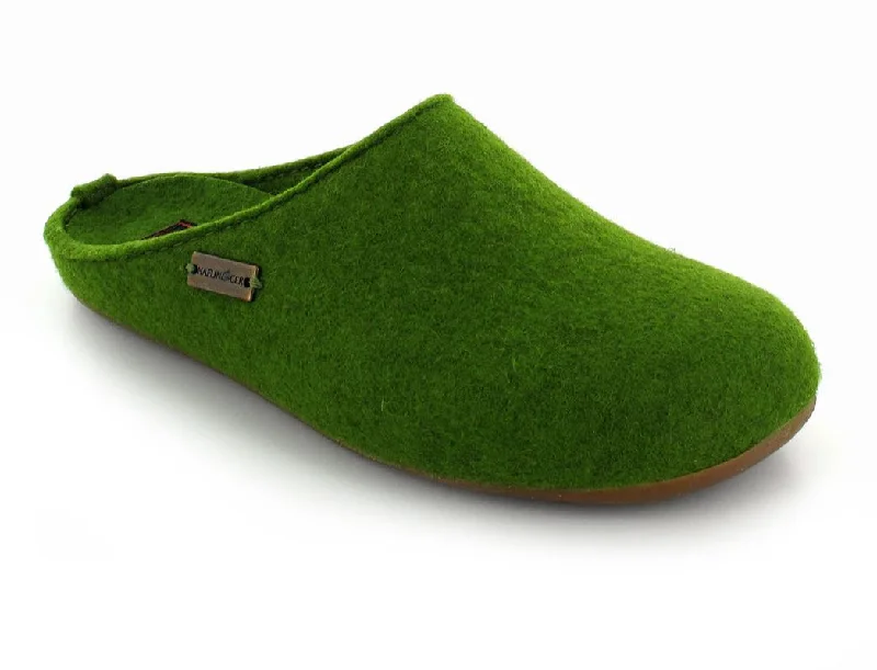 HAFLINGER® Green Slippers | Everest Fundus, Grass-Green