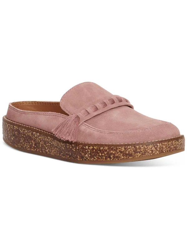 Taniae Womens Suede Round Toe Loafers