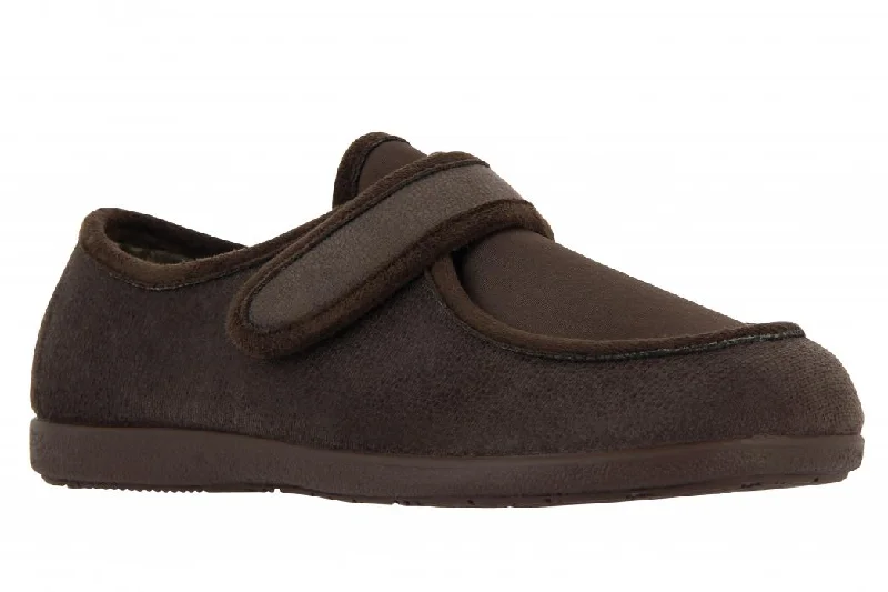 Varomed vital Men Women Strap Slippers 'Ricardo', brown