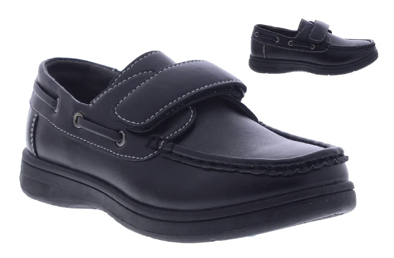 Boys School Shoes with Velcro Closure