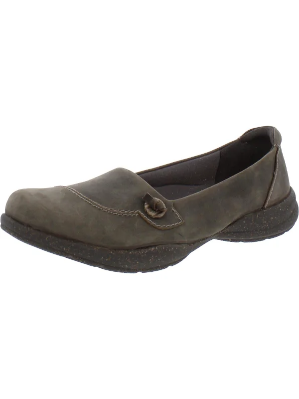 Rosville Sky Womens Leather Arch Support Loafers