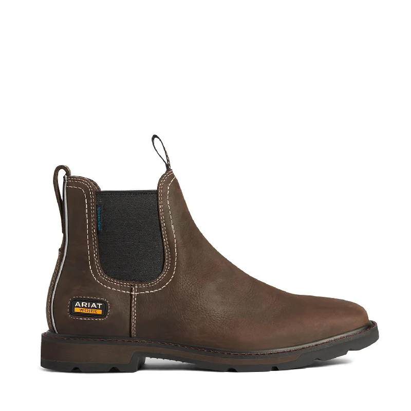 Groundbreaker Soft-Toe Waterproof Chelsea Boot Brown