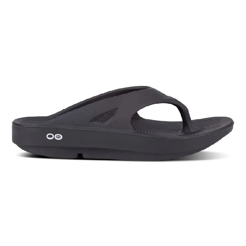 OOFOS Men's OOriginal Thong Black