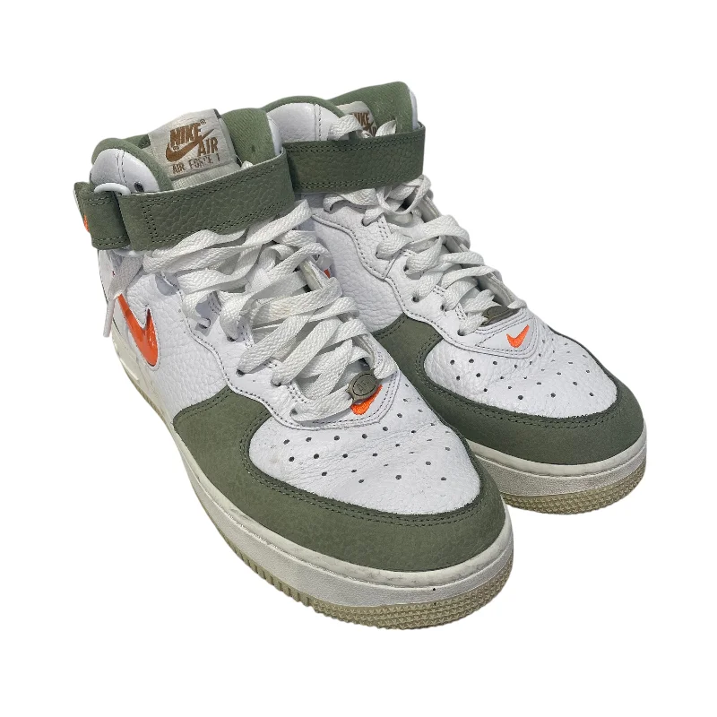 NIKE/Hi-Sneakers/US 9.5/GRN/Nike Air Force 1 Mid QS