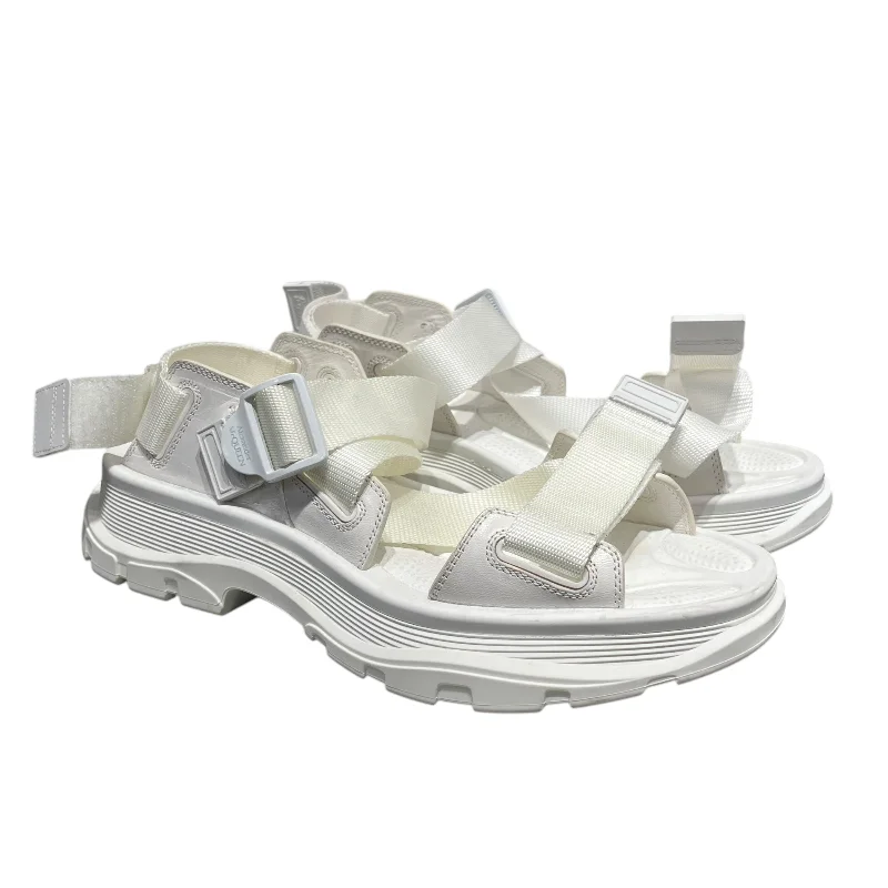 Alexander McQueen/Low-Sneakers/US 10/Leather/WHT/