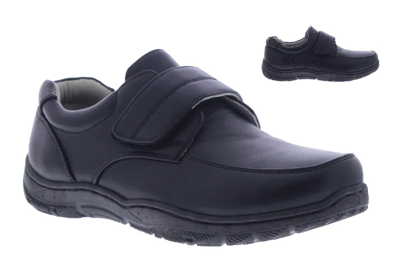 Boys School Shoe with Velcro Closure