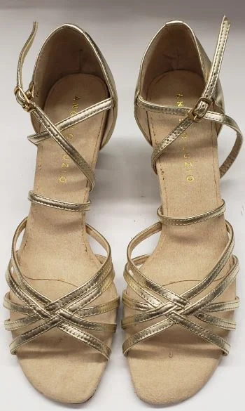 2" Susie -- Women's Latin Ballroom Sandal -- Gold