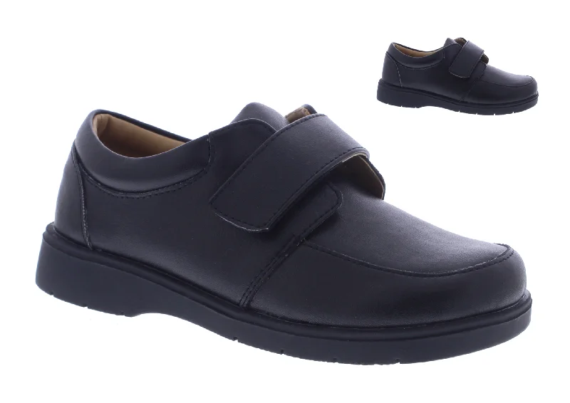 Boys School Shoe with Velcro Closure