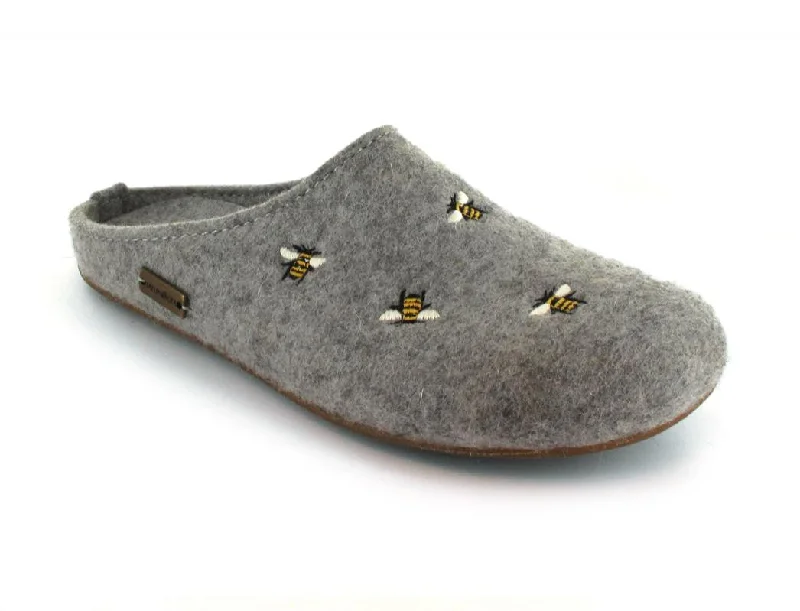 HAFLINGER Slipper | Everest Api, Stone Gray