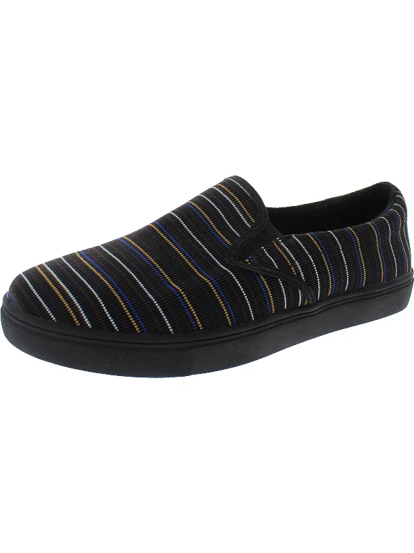 Verona BS Womens Striped Canvas Loafers