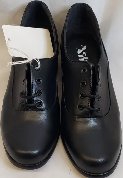 1.25" Kirsten -- Leather Sole Oxford -- Black