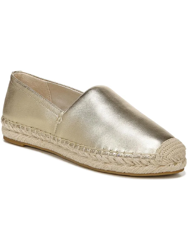 Karlita Womens Leather Espadrille Fashion Loafers