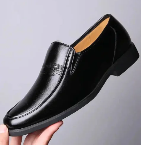 Men's Business Soft Surface Wear-Resistant Casual Leather Shoes