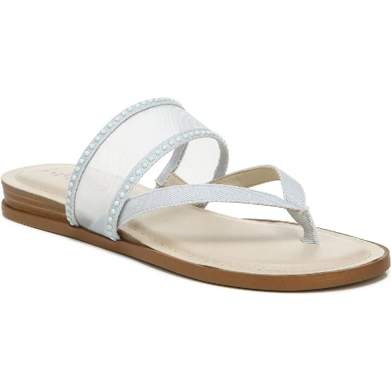 LifeStride Womens Radiant  Thong Slip On Slide Sandals