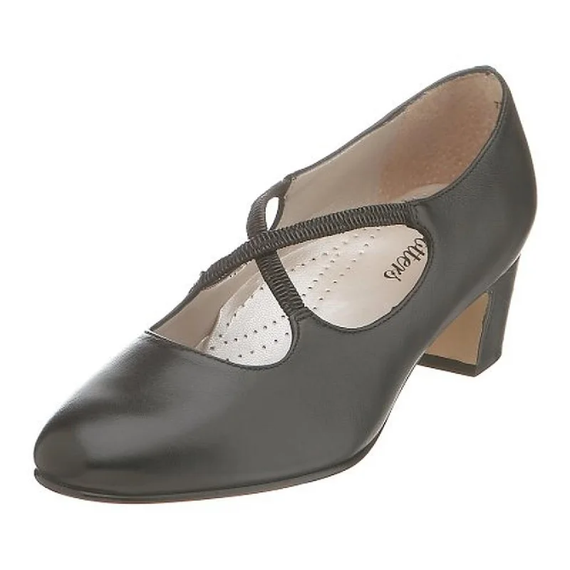 Trotters Womens Jamie Criss-Cross Front Criss-Cross Pumps