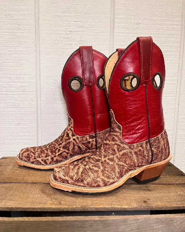 Anderson Bean Women's Terra Vintage Elephant & Tamarillo Absolute 8” Cowgirl Boots 335350