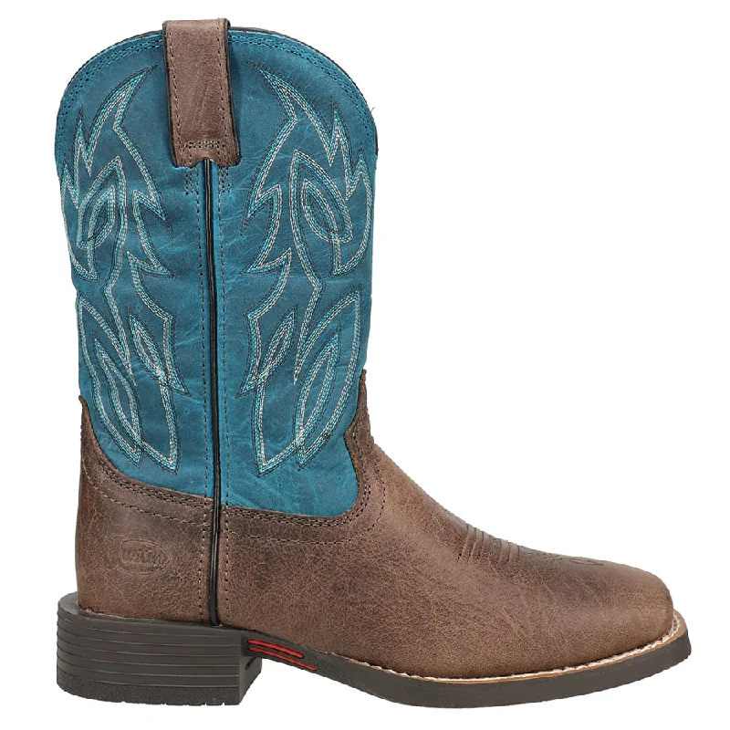 Canter Water Buffalo 11" Wide Embroidered Square Toe Boots