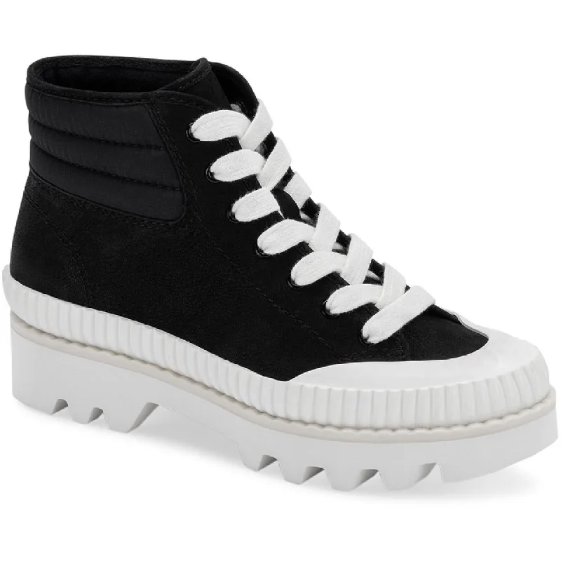 Dolce Vita Womens Ociana Lace-Up Lifestyle High-Top Sneakers