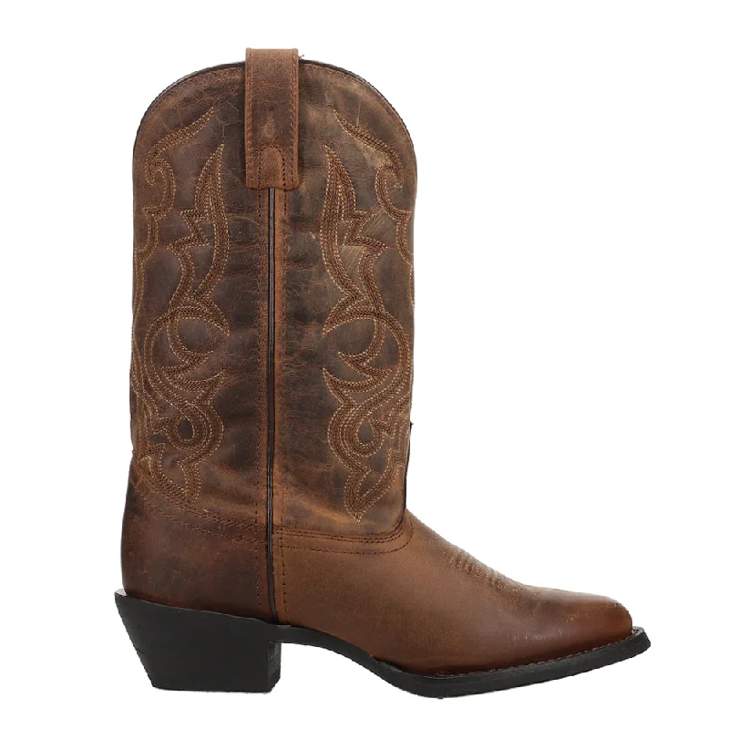 Maddie Embroidered Round Toe Cowboy Boots