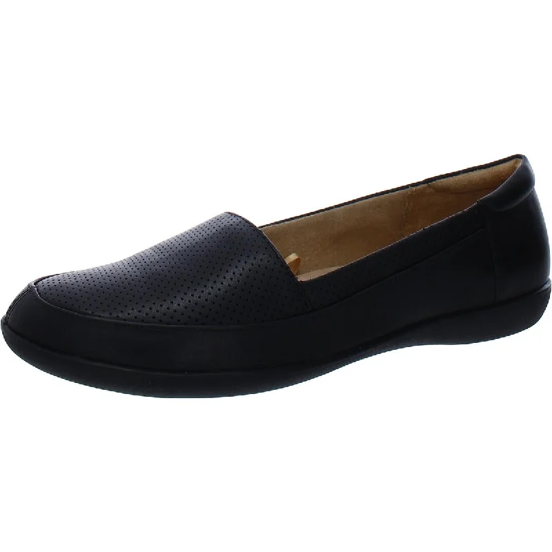 Naturalizer Womens Fuji Leather Perforated Loafers