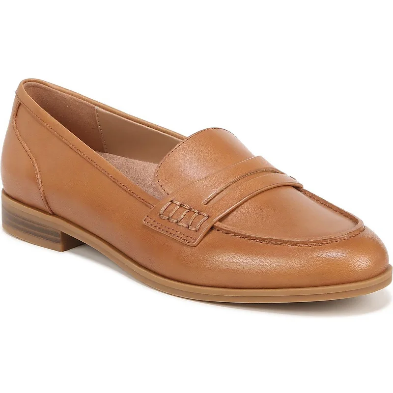 Naturalizer Womens Mia Leather Slip On Loafers