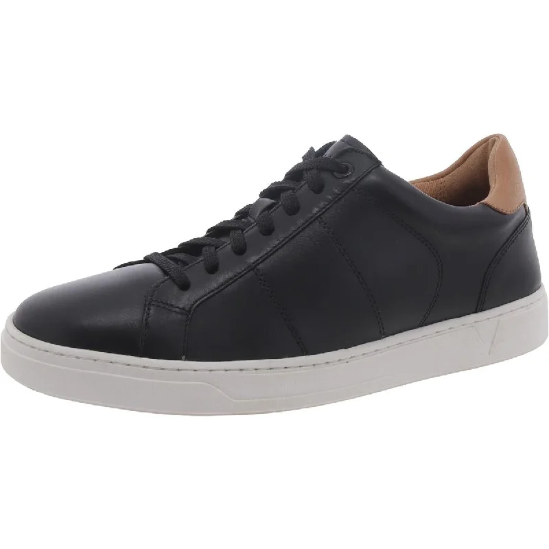 Vionic Womens Lucas Leather Lace-Up Casual And Fashion Sneakers