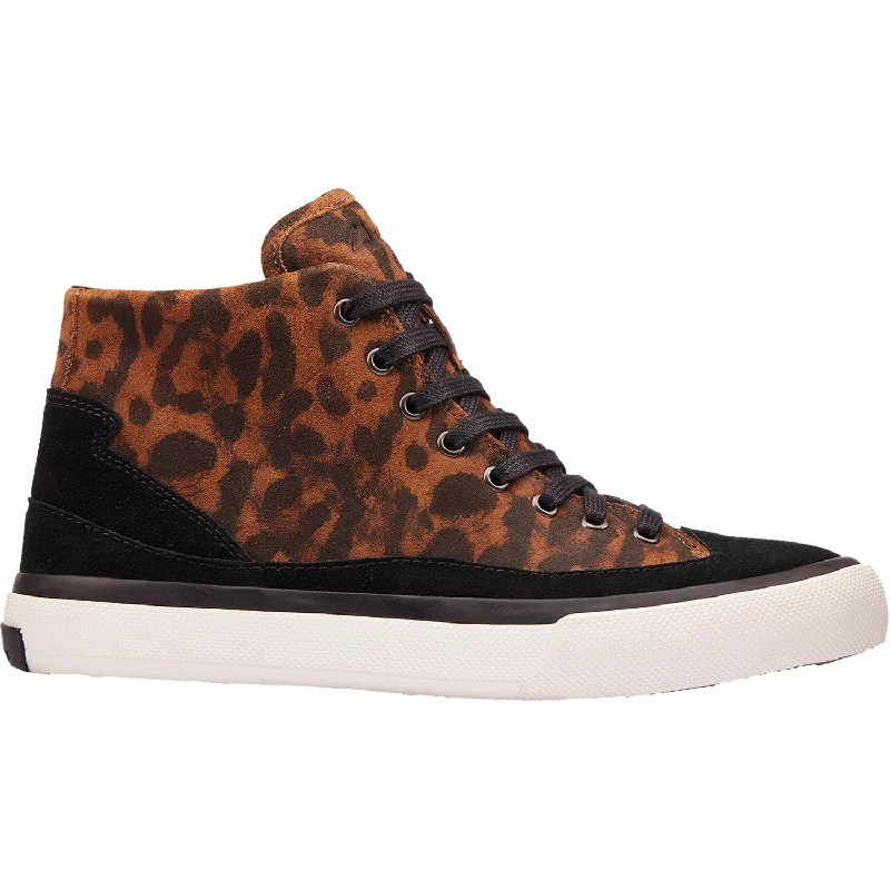 Women's Clarks Aceley Zip Hi Leopard Suede