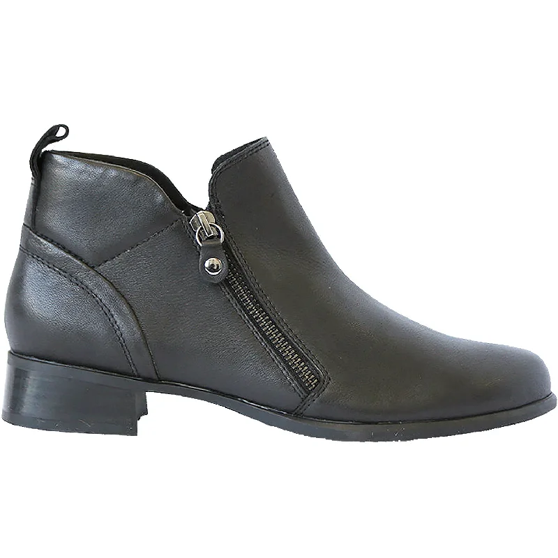 Women's Munro Neko Black Leather